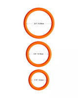 Share Satisfaction Stamina Cock Ring Set Of 3