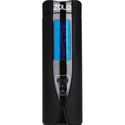 Zolo Tornado masturbator in black with a blue viewing window and control buttons on the front.