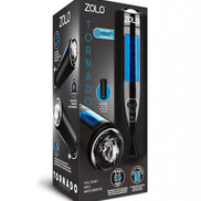 Zolo Tornado male masturbator in a black and blue packaging with product details and images on the box.