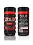 Zolo Fire Cup with a black and red design, featuring textured grip and branding on both sides.