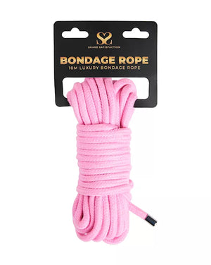 Share Satisfaction 10 Metre Luxury Bondage Rope With Metal Head