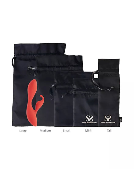 Share Satisfaction Satin Bag With Silver Thread