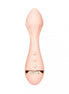 Vush Rose 2 bullet vibrator in soft pink with three control buttons and a gold accent band.