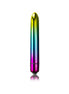 Rocks Off Prism vibrator with a metallic gradient finish in shades of green, blue, and pink.