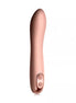 Rocks Off Giamo vibrator in soft pink, featuring a smooth design and two control buttons on the side.