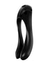 Satisfyer Candy Cane in sleek black, featuring a curved design and ergonomic grip for comfort and ease of use.