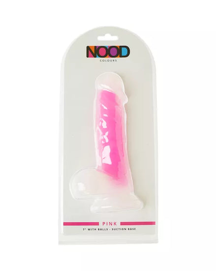 Nood Colours 7 Inch Realskin Dildo (#251616)
