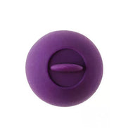 Purple Dana clitoral stimulator with a rounded shape and a central control button.