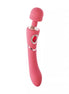 Sana luxury wand in pink with a rounded head and decorative gem detail on the handle.