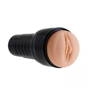 Nood vagina masturbator in a black casing with a realistic textured opening.