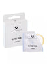 Share Satisfaction ultra thin condoms, three-pack with a white box and individual condom packaging.