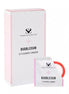 Share Satisfaction bubblegum flavoured condoms, 12 pack, featuring a pink box and a single condom wrapper.