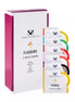 Share Satisfaction flavoured condoms mixed 12 pack with banana, bubblegum, cola, mint, orange, and strawberry varieties.