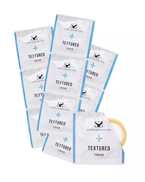 Share Satisfaction Textured Condoms 100 Pack