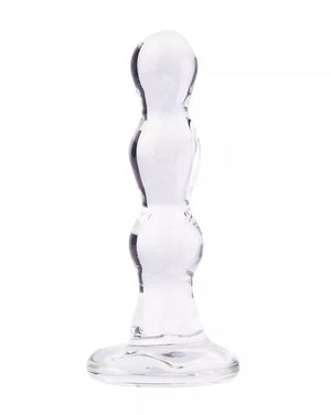 Lucent Utopia Glass Bead Butt Plug