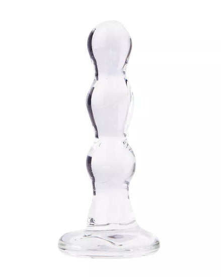 Lucent Utopia Glass Bead Butt Plug