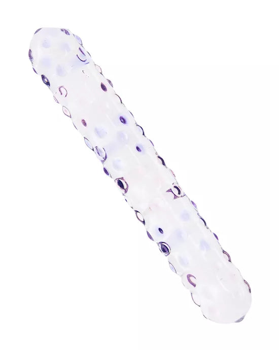 Share Satisfaction Lucent Glass Dildo Ribbed