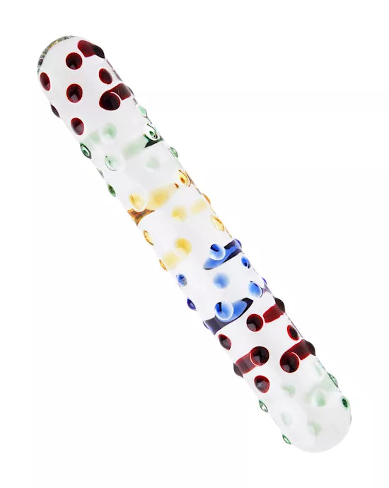 Share Satisfaction Lucent Glass Dildo Flecks