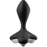 Satisfyer Game Changer in sleek black with a smooth, ergonomic design and a button on the base for easy control.