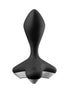 Satisfyer Game Changer in sleek black with a smooth, ergonomic design and a button on the base for easy control.