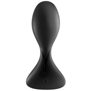 Satisfyer Trendsetter in sleek black, featuring a smooth, curved design with a power button at the base.