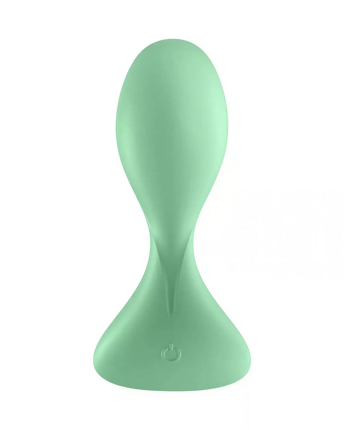 Satisfyer Trendsetter in a soft green color, featuring a sleek, ergonomic design with a tapered tip.