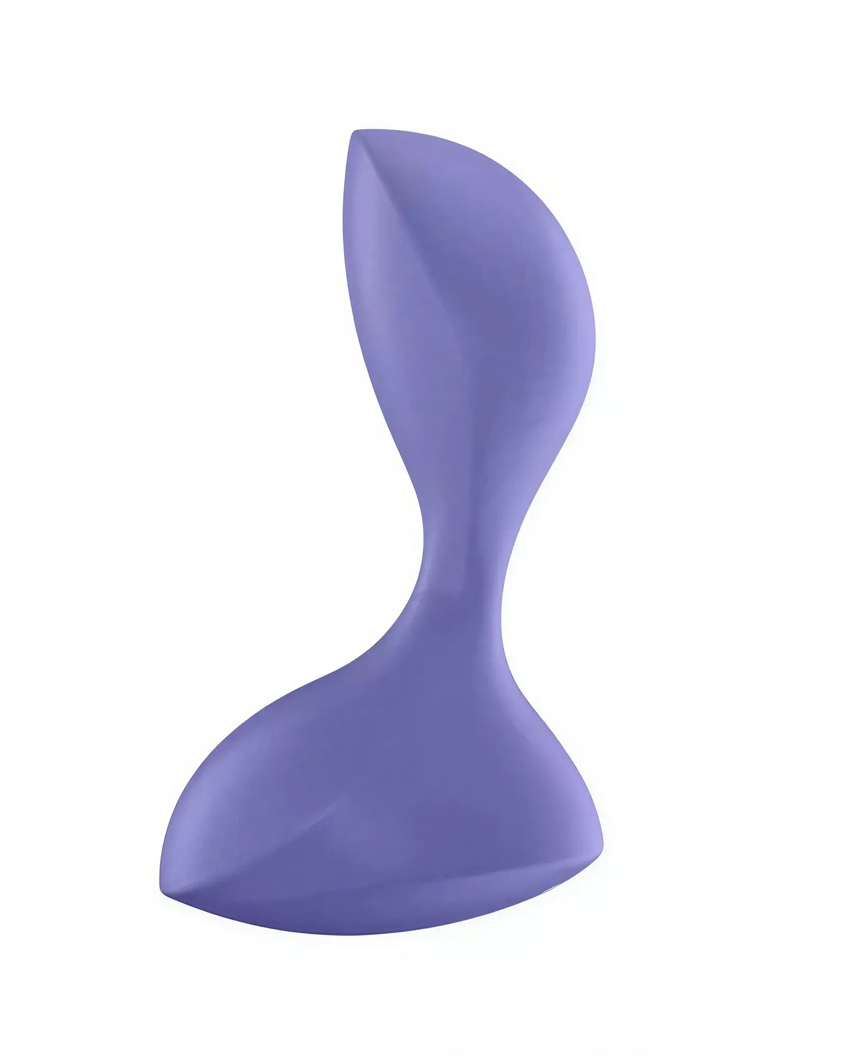 Satisfyer Sweet Seal in a smooth purple finish, featuring a unique, curved design for ergonomic use.