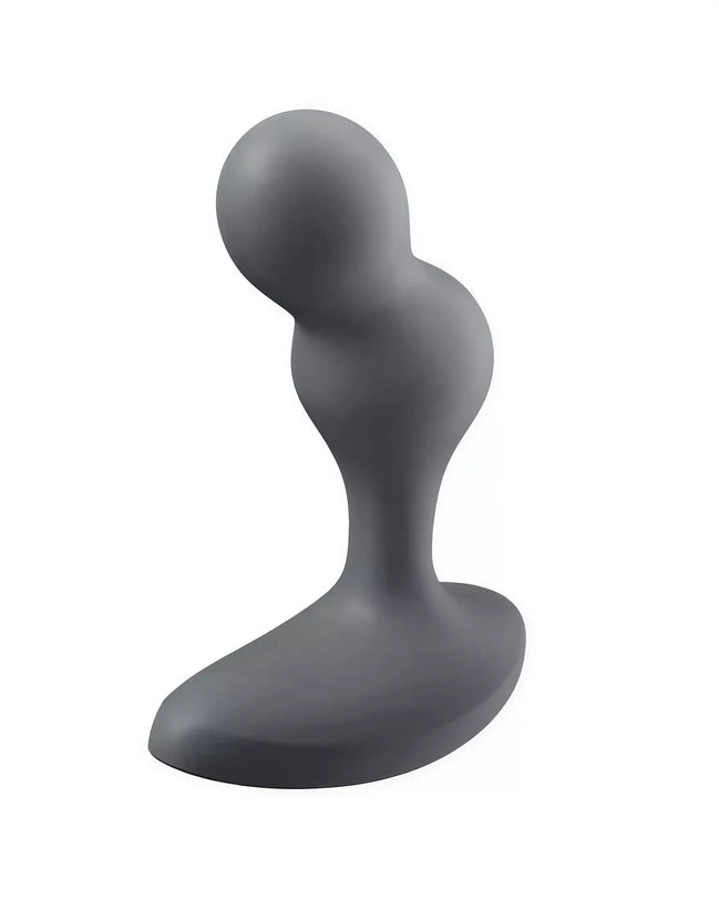 Satisfyer Deep Diver in dark gray, featuring a curved design with a smooth surface and ergonomic shape.