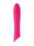 Classic curve vibrator in bright pink, featuring a smooth, tapered design for targeted stimulation.