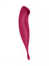 Satisfyer Twirling Pro Connect in deep pink, featuring a curved design with a tapered end for targeted stimulation.