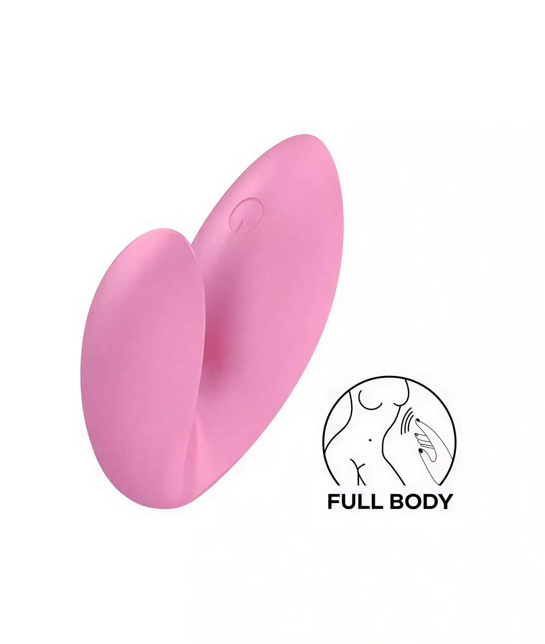 Satisfyer Love Riot in pink, featuring a sleek, ergonomic design for full body use.