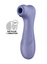 Satisfyer Pro 2 Generation 3 in lavender, featuring an air pulse and vibration design for enhanced stimulation.