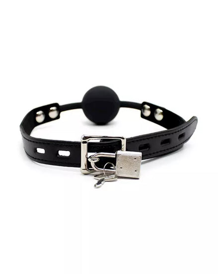 Share Satisfaction Kinki Ball Gag with Padlock