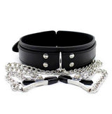 Share Satisfaction Kinki Collar with Nipple Clamps