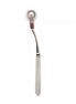 Share Satisfaction KinKi Victorian spike wheel with a silver handle and spiked roller for pastry decoration.