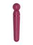 Satisfyer Planet Wand-Er in deep pink, featuring a rounded head and control buttons on the shaft.