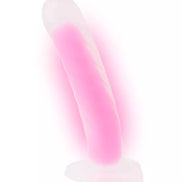 Nood Colours Glow In The Dark Dildo With Heart Shaped Base 7.1