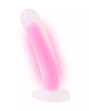 Nood Colours Glow In The Dark Dildo With Heart Shaped Base 7.1