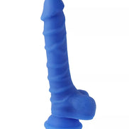 Nood Colours Dual Density Silicone Dildo With Balls 6.7