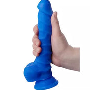 Nood Colours Dual Density Silicone Dildo With Balls 6.7