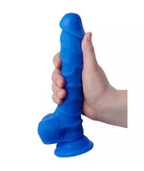 Nood Colours Dual Density Silicone Dildo With Balls 6.7"