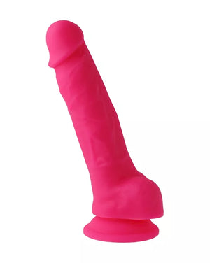 Nood Colours Dual Density Silicone Dildo With Balls 5.7
