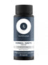 Herbal Ignite Him dietary supplement bottle with a dark blue label, featuring white circle logo and text, 90 capsules.
