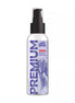 Wet Stuff Premium silicone lubricant 110g pump bottle with a sleek design and clear labeling on a white background.