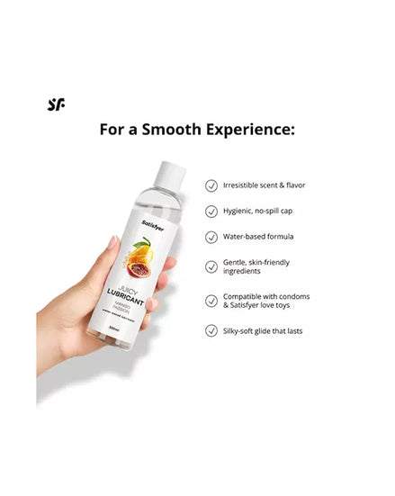 Satisfyer Juicy Lubricant, 300ml (water) Mango & Passion