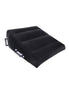Pivot inflatable positioner plus in black, featuring a wedge shape with three horizontal sections and side handles.