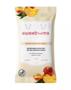 Sweetums Peach Scented Daily Wipes