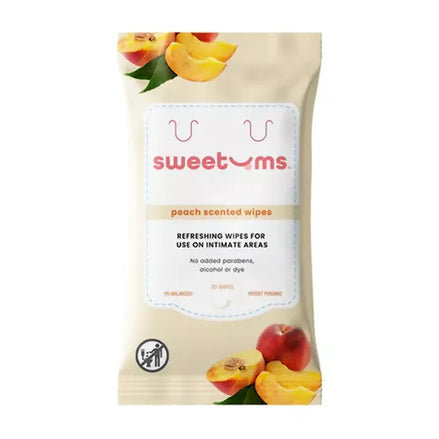 Sweetums Peach Scented Daily Wipes