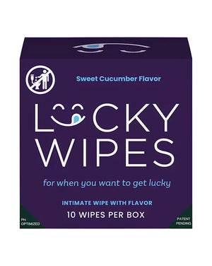 Sweet Cucumber Flavoured Lucky Wipes For Men
