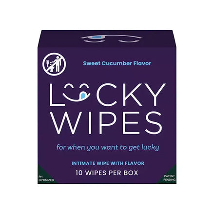 Sweet Cucumber Flavoured Lucky Wipes For Men